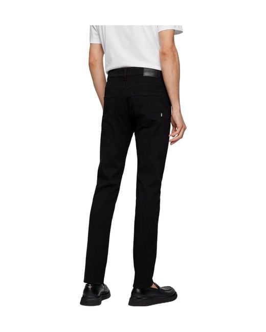 Boss Blue Solid Color Casual Pants for men