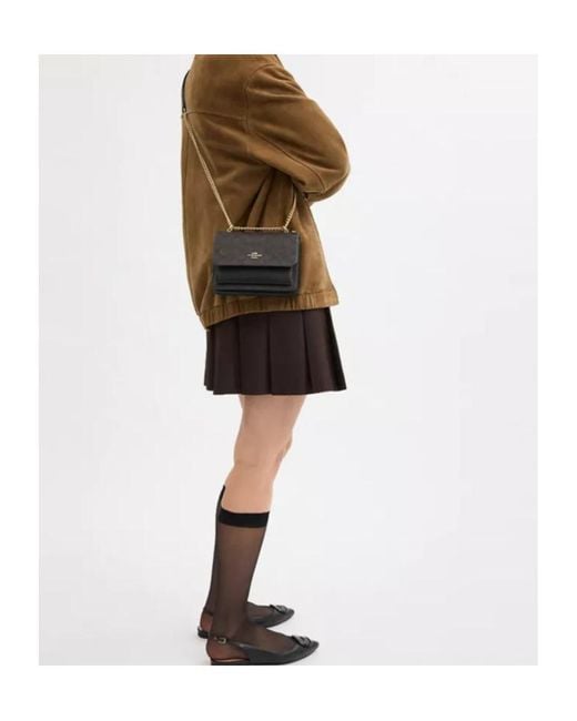 COACH Black Mini Claire Crossbody Bag