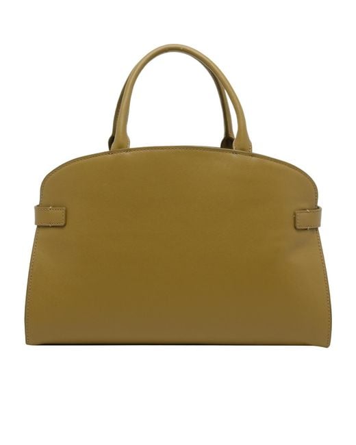 Coccinelle Natural Sabine Logo Stamp Medium Tote Bag