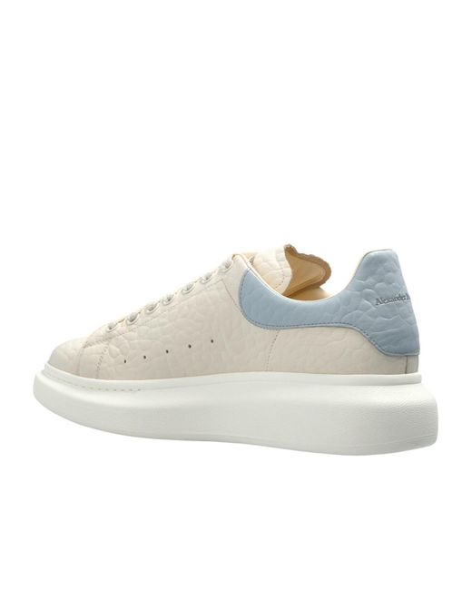 McQueen White Oversized Lace-Up Sneakers for men