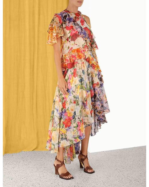 Zimmermann White Wonderland Flounce Dress