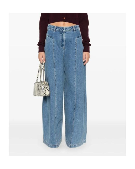 REMAIN Birger Blue Wide Jeans