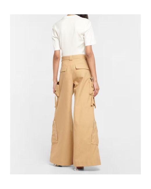 Dion Lee Natural Cotton Cargo Pants