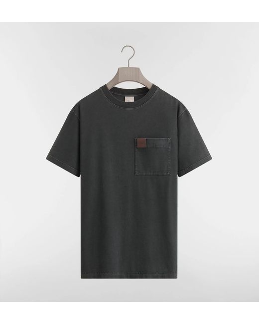 Dior Black Homme Logo Patch Crewneck T-Shirt for men
