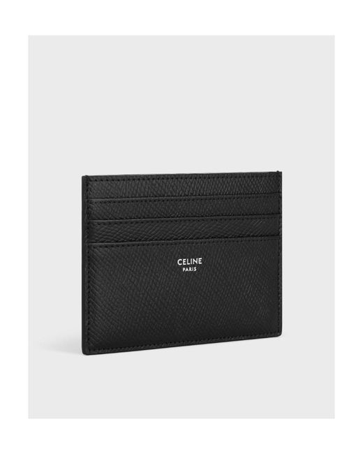 Céline Black Large Card Holder for men