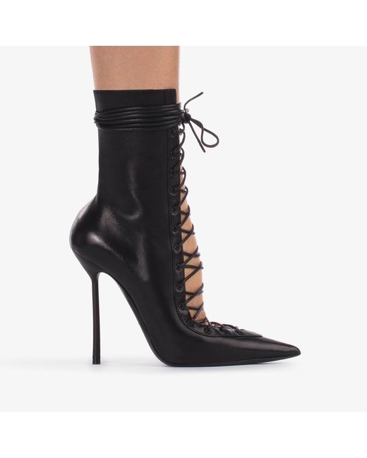 Le Silla Black Heeled Boots