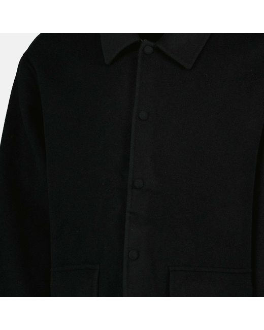 Officine Generale Black Officine Générale Vasco Short Coat for men