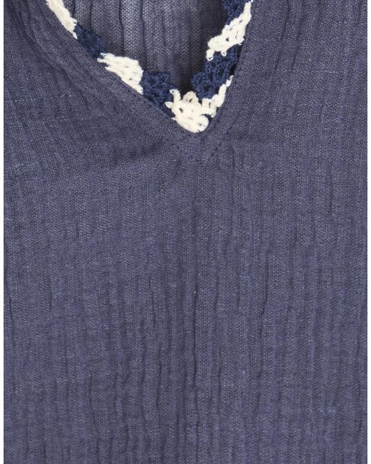 Tory Burch Blue Long Sleeves Top