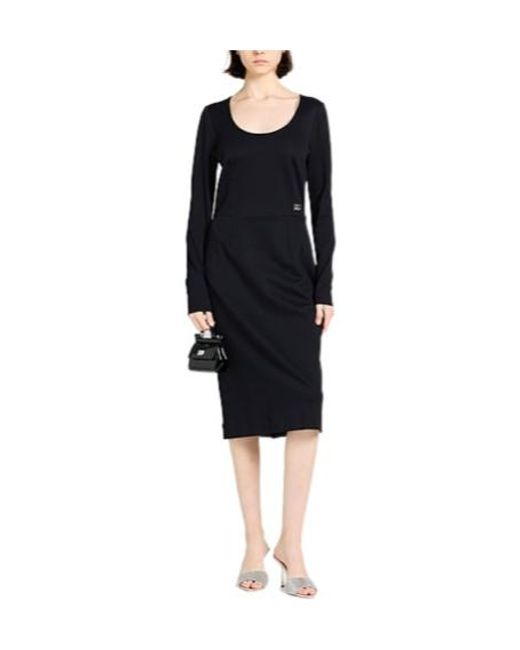 Dolce & Gabbana Black Fitted Dress