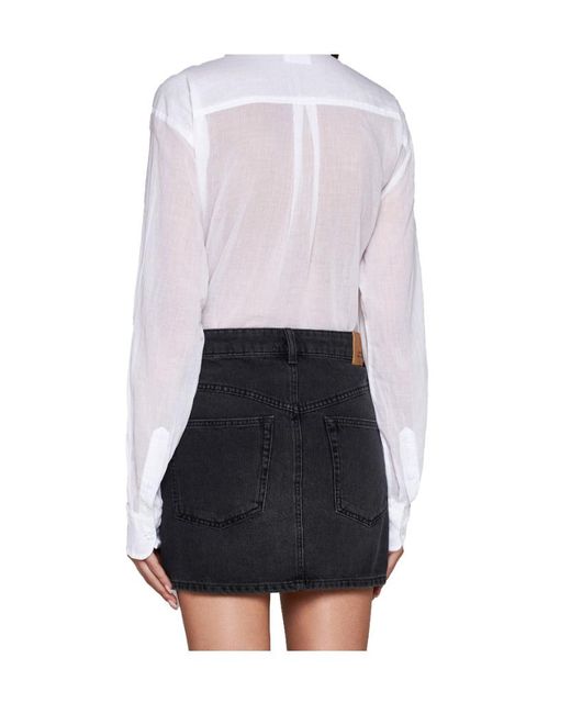 Isabel Marant Black Isabel Marant Étoile Denim Mini Skirt