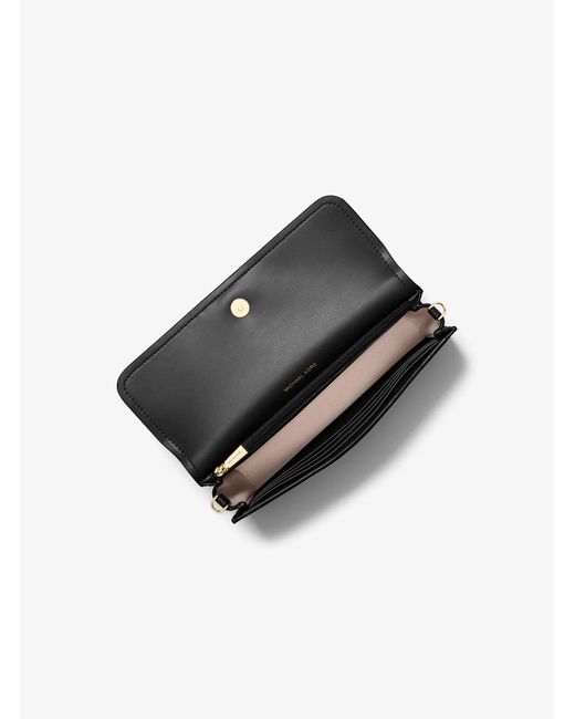 Michael Kors Black Michael Jet Set Small Smartphone Crossbody Bag