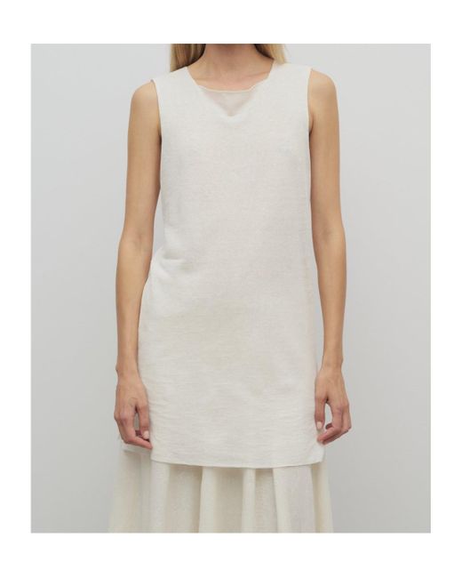 The Row White Jaylen Top
