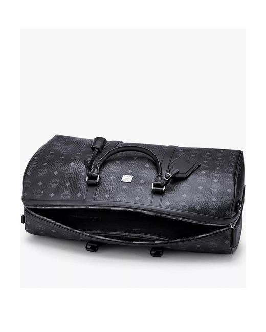 MCM Blue Extra Large Ottomar Weekender Duffle Bag for men
