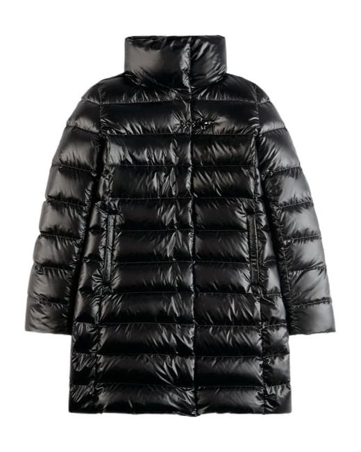 Fay Black Padded Down Coat
