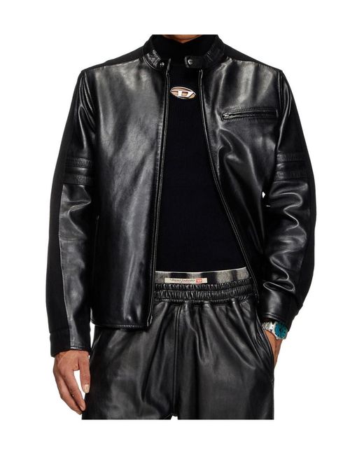 DIESEL Black L-Simz Jacket for men