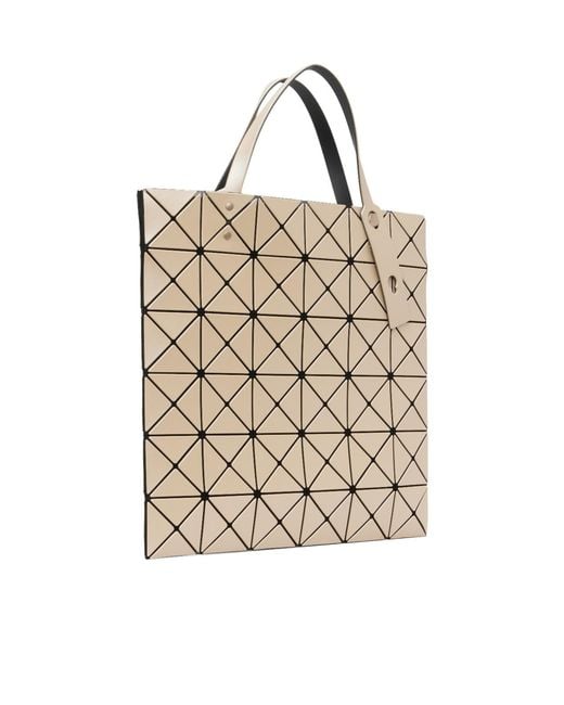Issey Miyake Natural Lucent Geometric Tote Bag