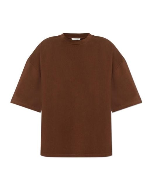 Entire studios Brown Crew-Neck Short-Sleeve T-Shirt for men