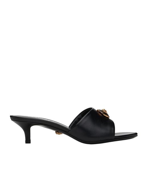 Versace Black Alia High Heel Sandals