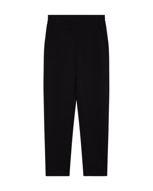 Emporio Armani Black Logo Print Joggers