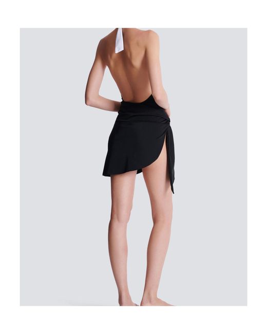 Balmain Black Tie Sarong