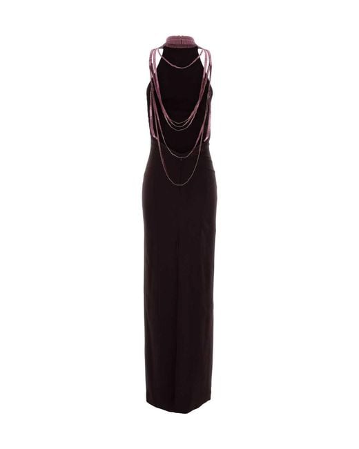 The Attico Purple The Sleeveless Dress