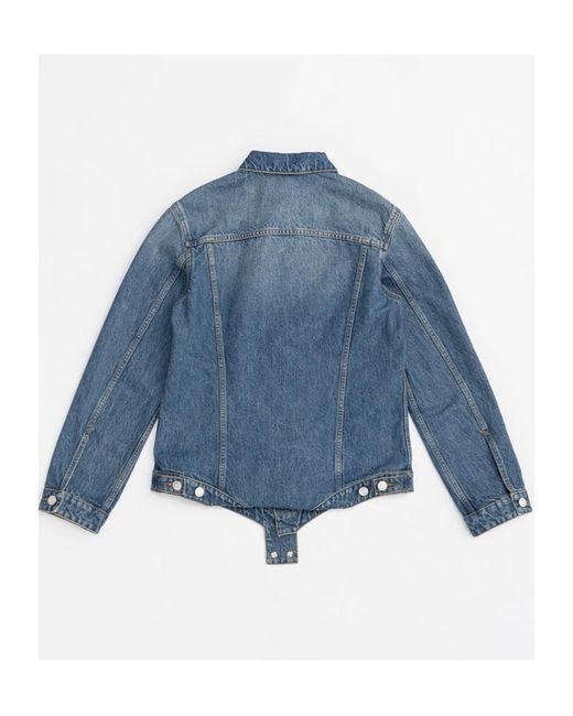 Coperni Blue Tight-Shaped Denim Jacket