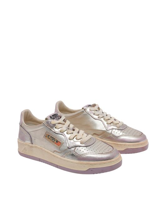 Autry Multicolor Medalist Low Super Vintage Sneakers