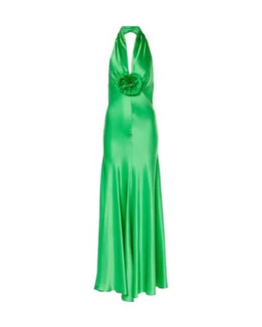 Rodarte Green Backless Dress