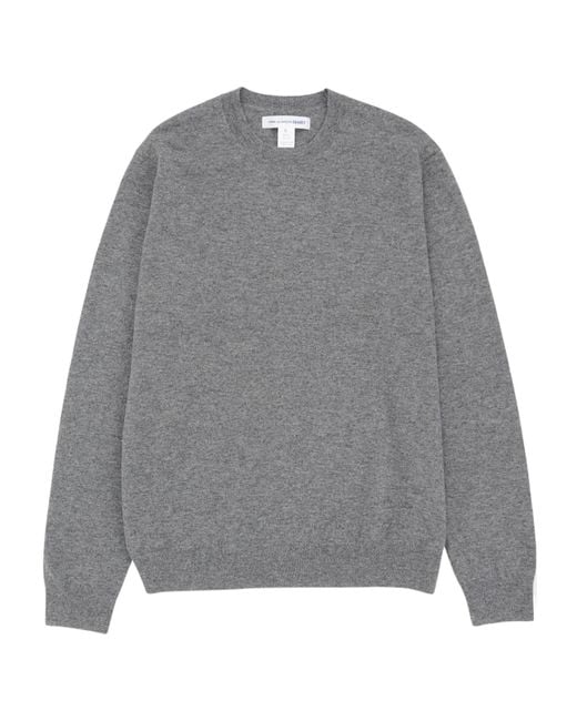 Comme des Garçons Gray Long Sleeve Sweater for men