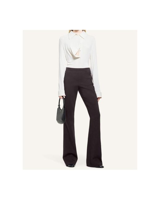 Courreges Gray Courrges Oblique Tailored Flared Pants