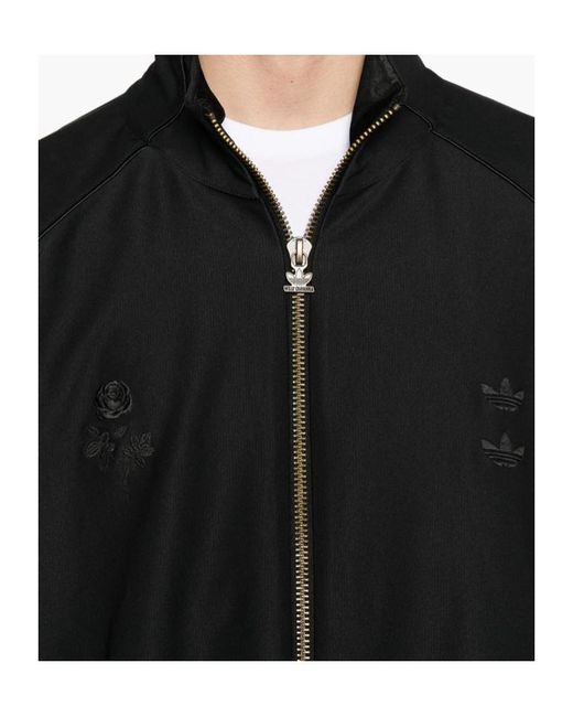 ADIDAS X WILLY CHAVARRIA Black Willy Chavarria X Adidas Track Zipped for men