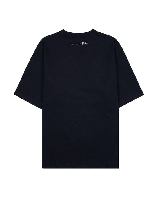 NANGA Blue Crew Neck T-Shirt for men