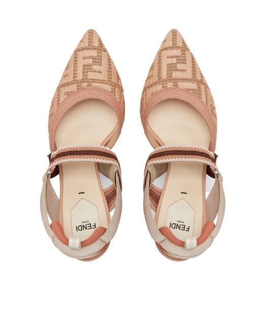Fendi Pink Colibri Pointed Toe Pumps