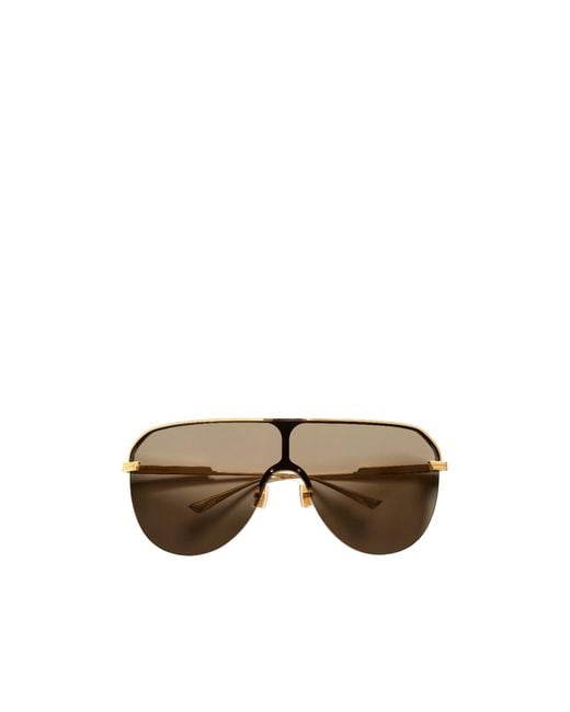 Bottega Veneta Multicolor Long Ribbon Shield Sunglasses for men
