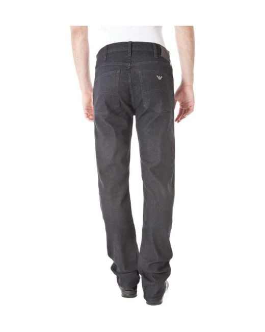 Armani Jeans Gray Cotton Jeans for men