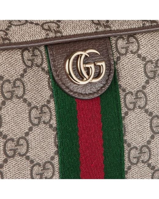 Gucci Brown Ophidia Small Camera Bag