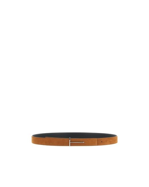 Tom Ford White Reversible Belt for men