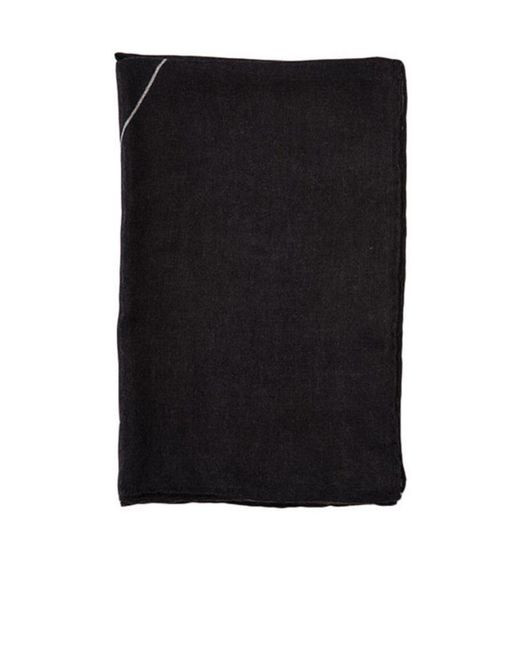 Givenchy Black Logo Detail Scarf