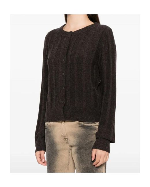 Reformation Black Hannah Cardigan