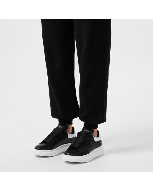 McQueen Black Thick-Soled Sports Shoes