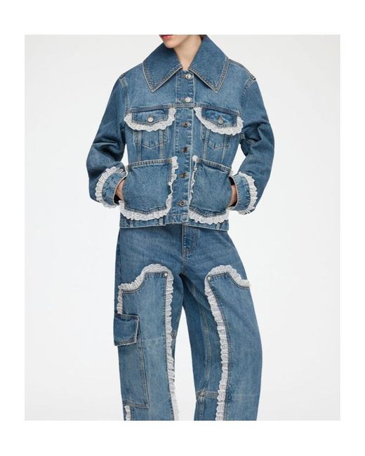 Ganni Blue Jacket