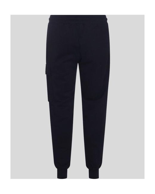 C P Company Blue Cargo Jogger Pants for men