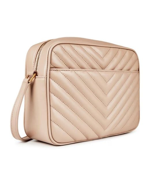 Saint Laurent Natural Lou Camera Shoulder Bag