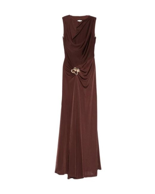 Rebecca Vallance Brown Sleeveless Dress