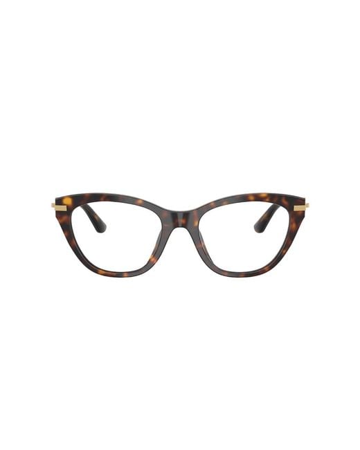 Dolce & Gabbana White Eyewear Cat Eye Frame Glasses