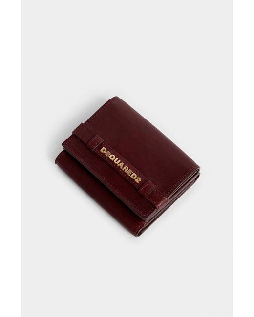 DSquared² Red Twin Trifold Wallet
