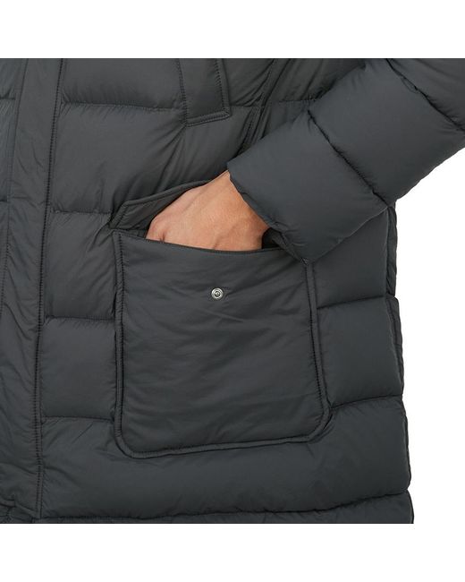 Herno Gray Quilted Hooded Puffer Coat for men