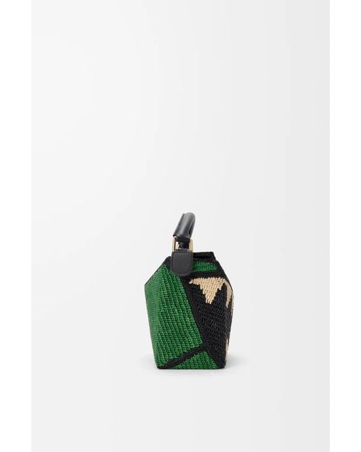 Loewe Green Small Puzzle Edge Shoulder Bag