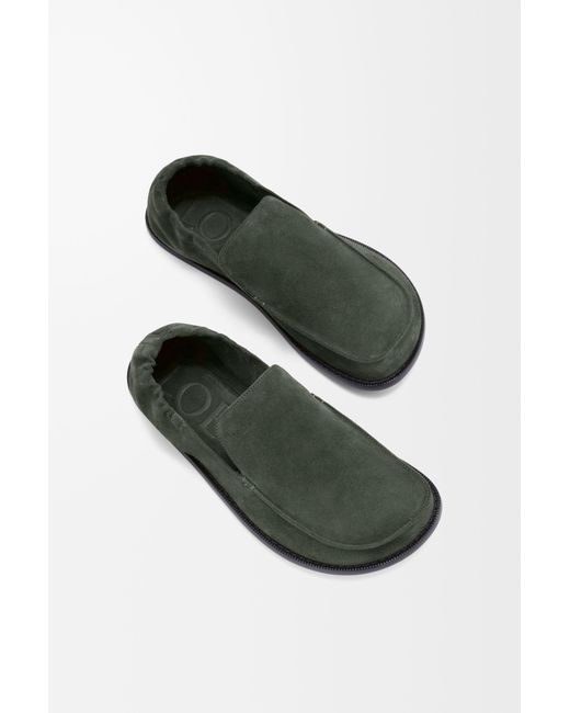 Loewe Green Flex Loafer for men