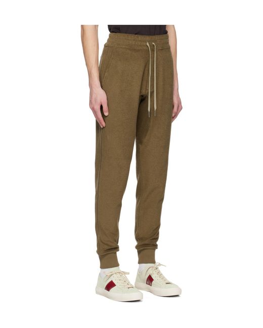 Tom Ford Green Tapered Leg Drawstring Track Pants for men